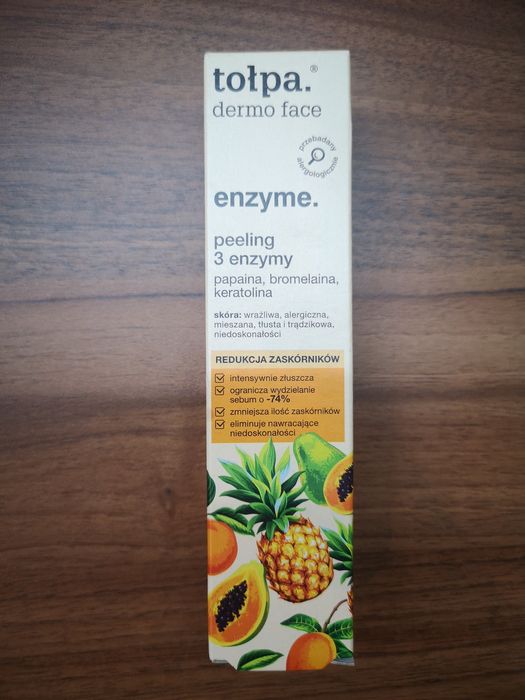 Peeling tołpa 3 enzymy nowy