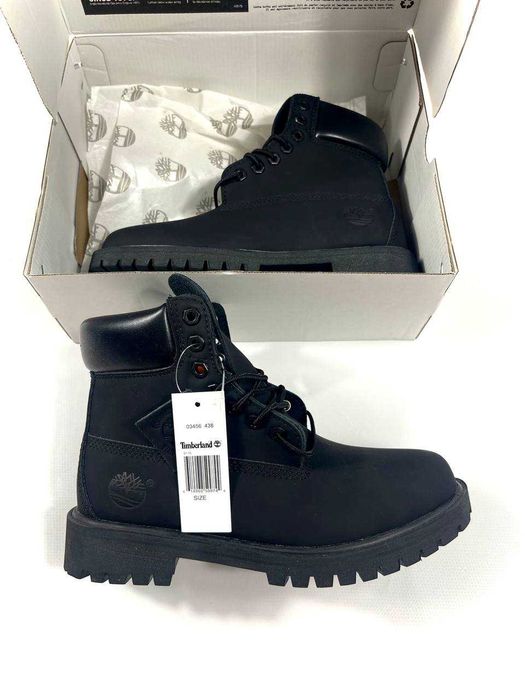 В НАЯВНОСТІ Ботинки Timberland black drip drill