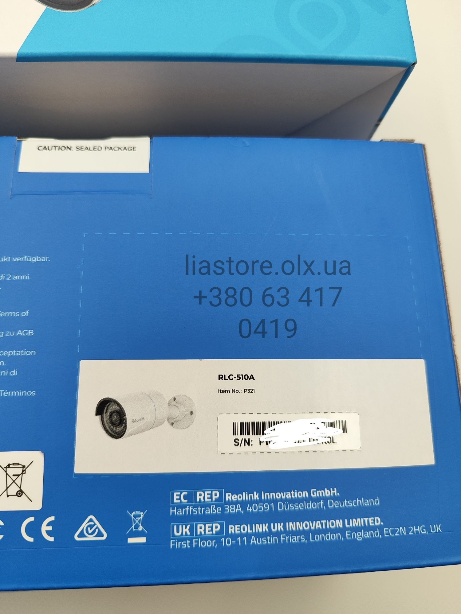 IP камера відеоcтереження 5MP Reolink RLC-510A