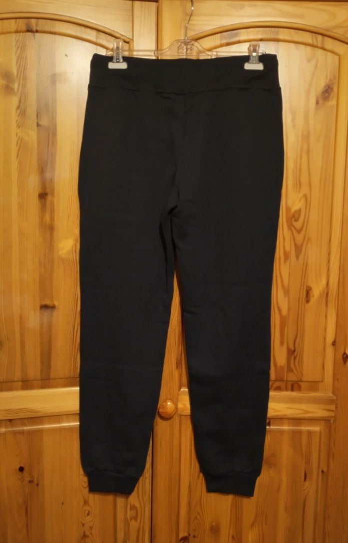 Granatowe ocieplane spodnie dresowe rozmiar XXL