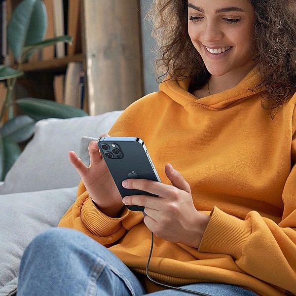 Kabel Ugreen US304, 60760 Lightning - USB-C 2.0 MFi 1.5 m - szary