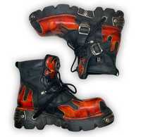 New Rock Flame Boots 43