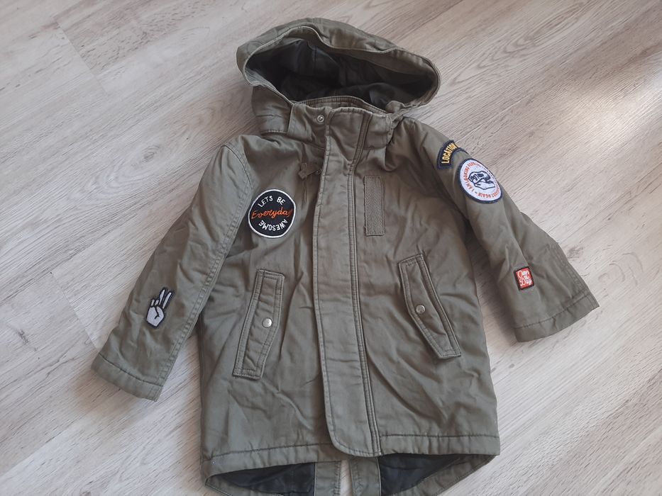 Parka kurtka przejściowa H&M 98 chłopiec