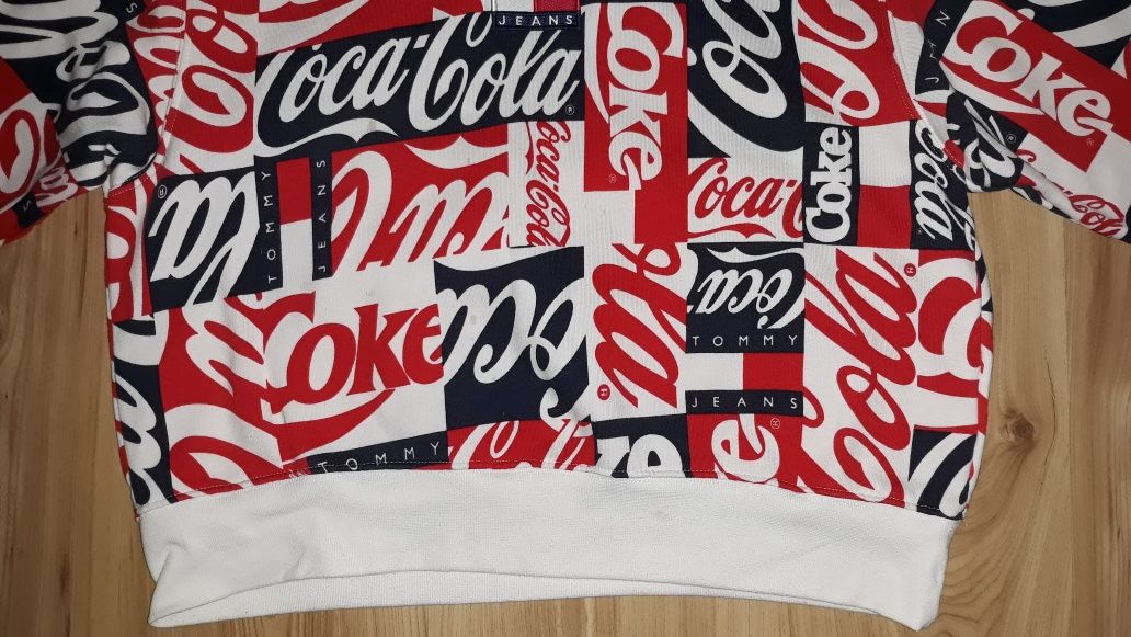 Bluza damska Tommy Hilfiger Jeans L Coca cola USA