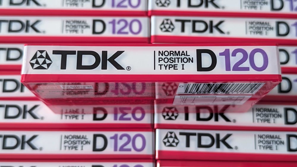 TDK D 120  - 20szt.  wydanie 1985r.