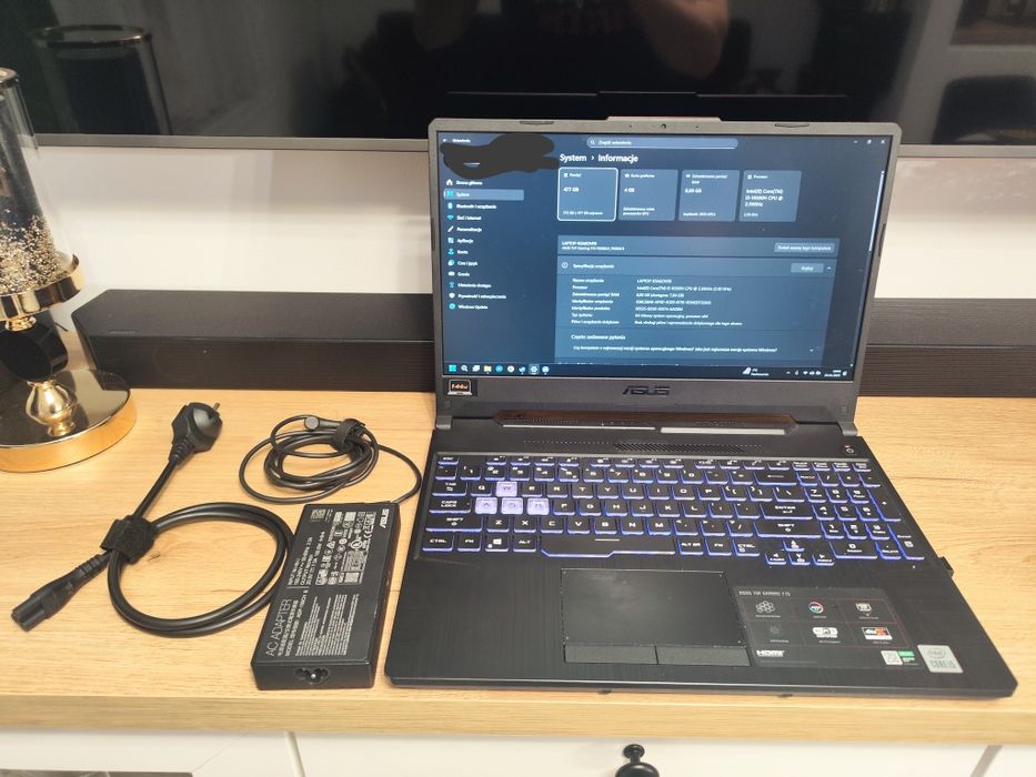 Laptop Gamingowy Asus  Tuf Gaming F15 Fx506LH