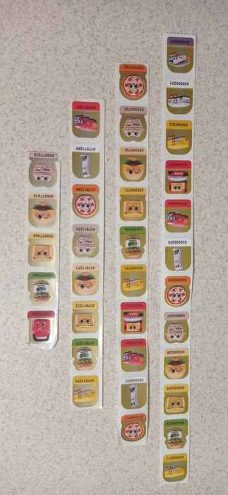 Naklejki z biedronki