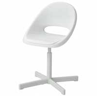 Krzesełko do biurka Ikea białe