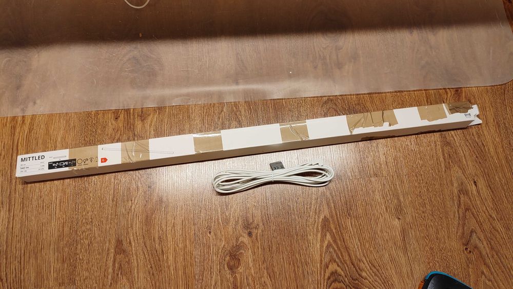 Listwa oświetleniowa pasek led pod szafkę Ikea MITTLED biała 80cm NOWA