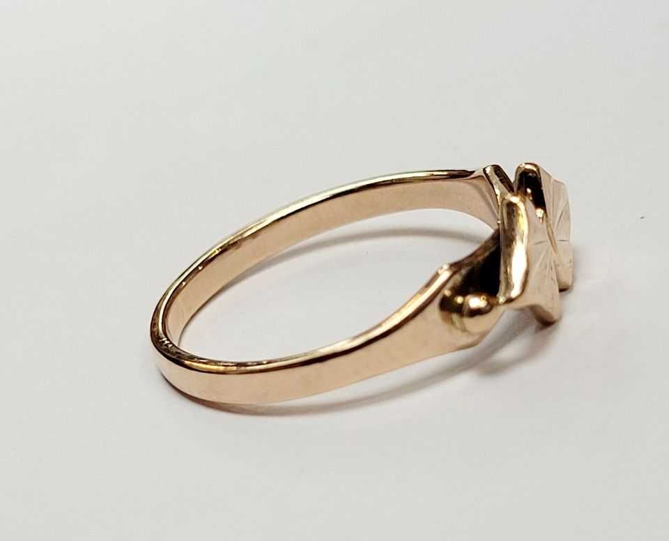 Złoty pierścionek PR 585 (1494/22/3)  TYL