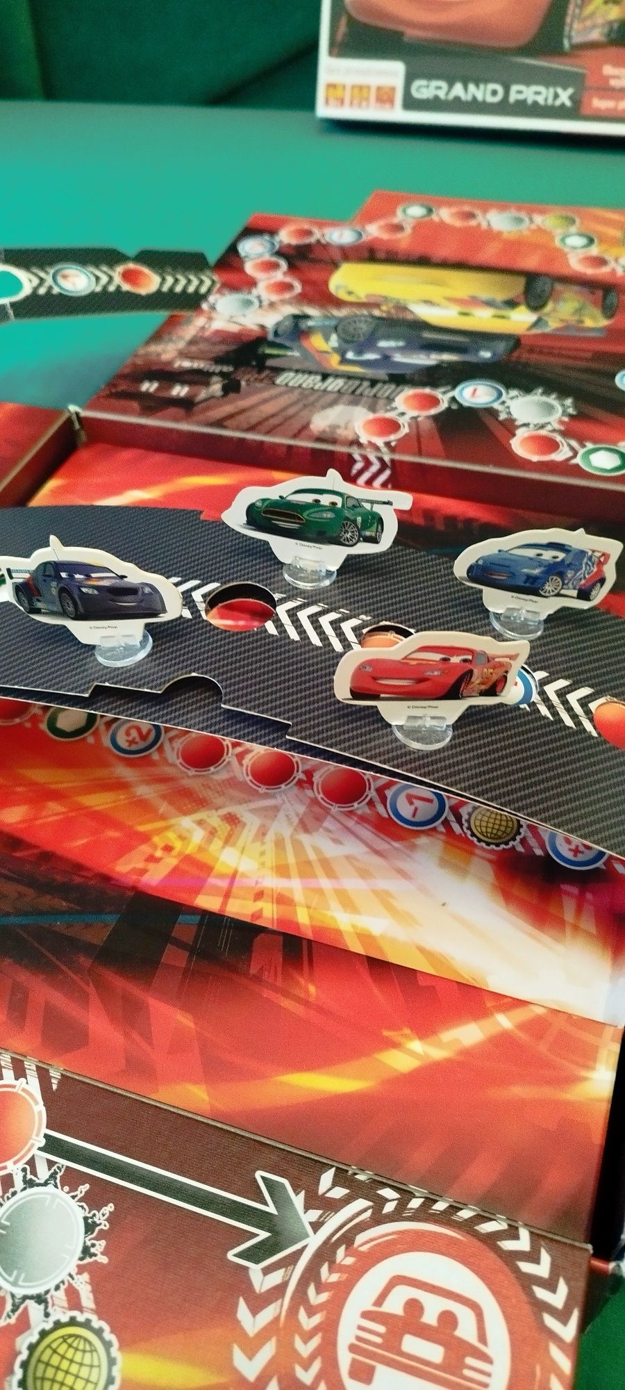 Grand prix auta zig zag, gra planszowa