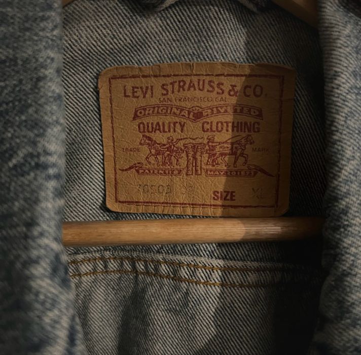 kurtka jeansowa oversize LEVI’S vintage retro unisex
