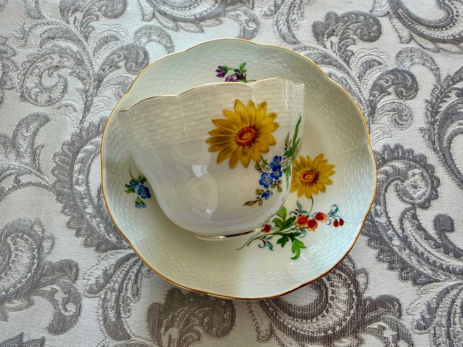 Miśnia Meissen porcelanowe duży zestaw 2 el. stan: bdb