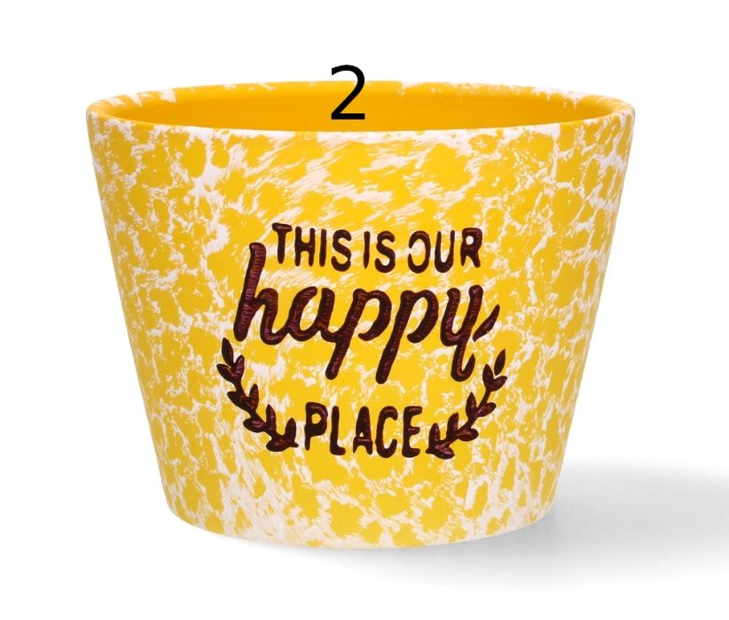 Osłonka ceramiczna doniczka na kwiaty zioła ogród balkon taras