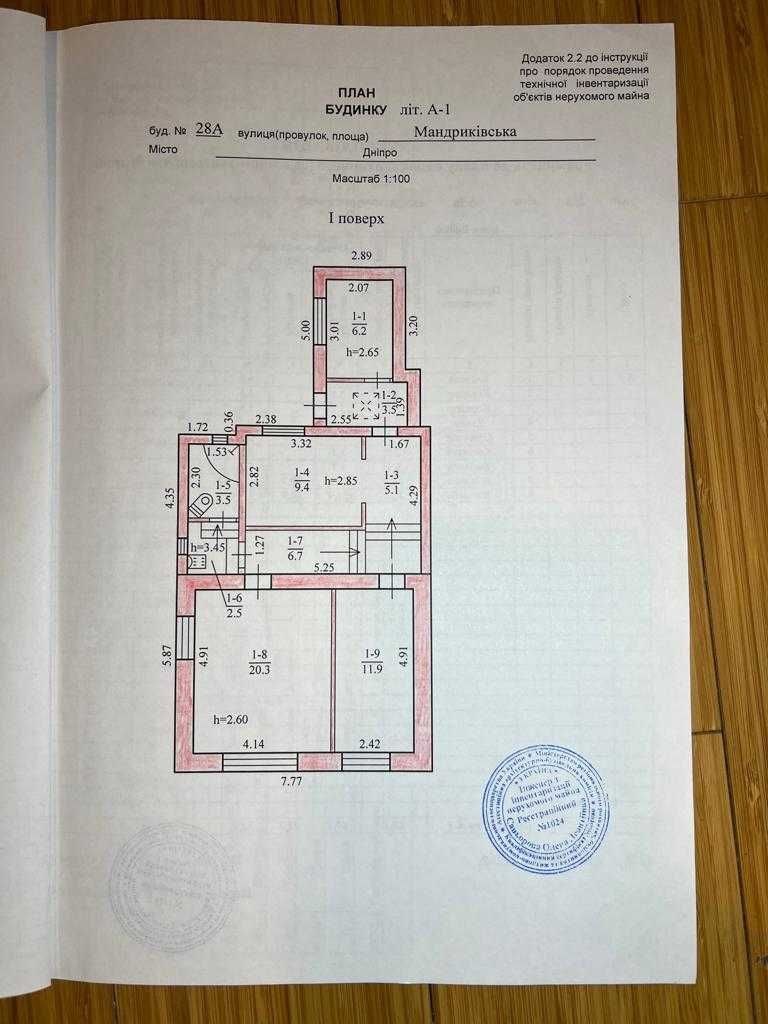 Продам дом   3 комнатный (возможно под офис) по  ул. Мандрыковской