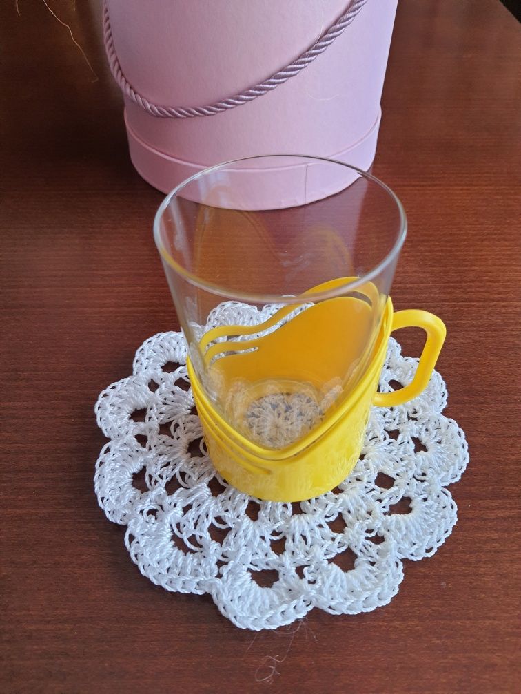 Podstawka pod kubek szydełkowa handmade