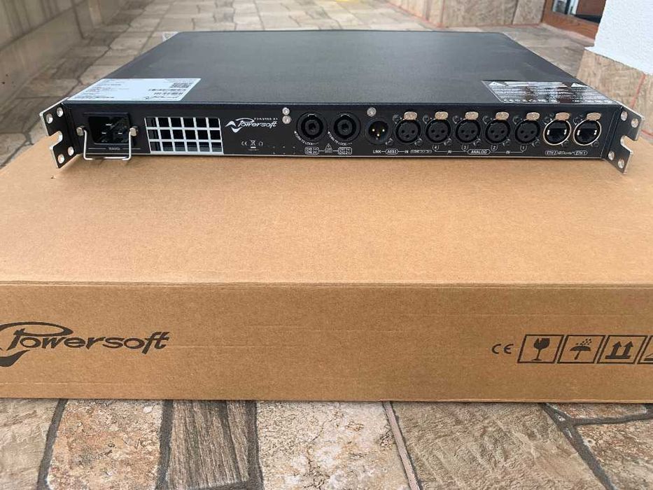 Powersoft T304 DANTE DSP Wzmacniacz Końcówka Mocy 4 kanały BiAmp