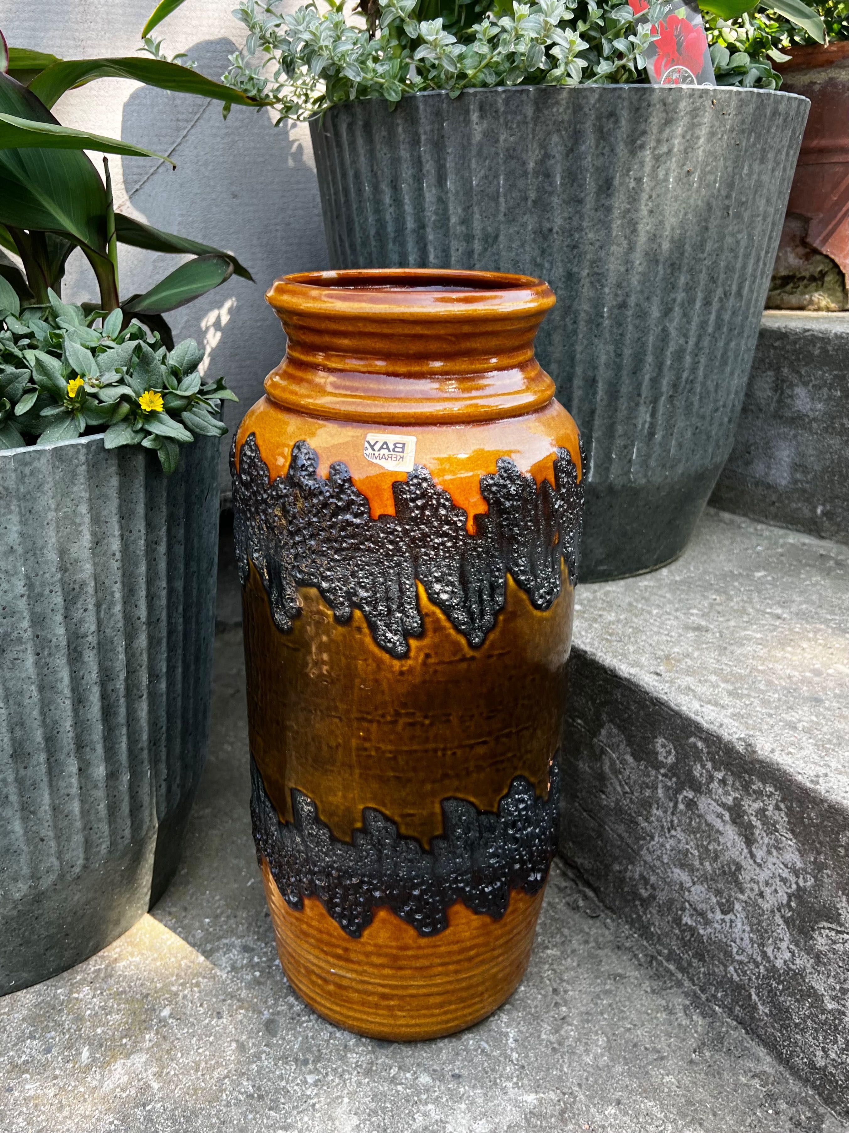 kolekcjonerski dzban podłogowy bay keramik ceramika vintage prl