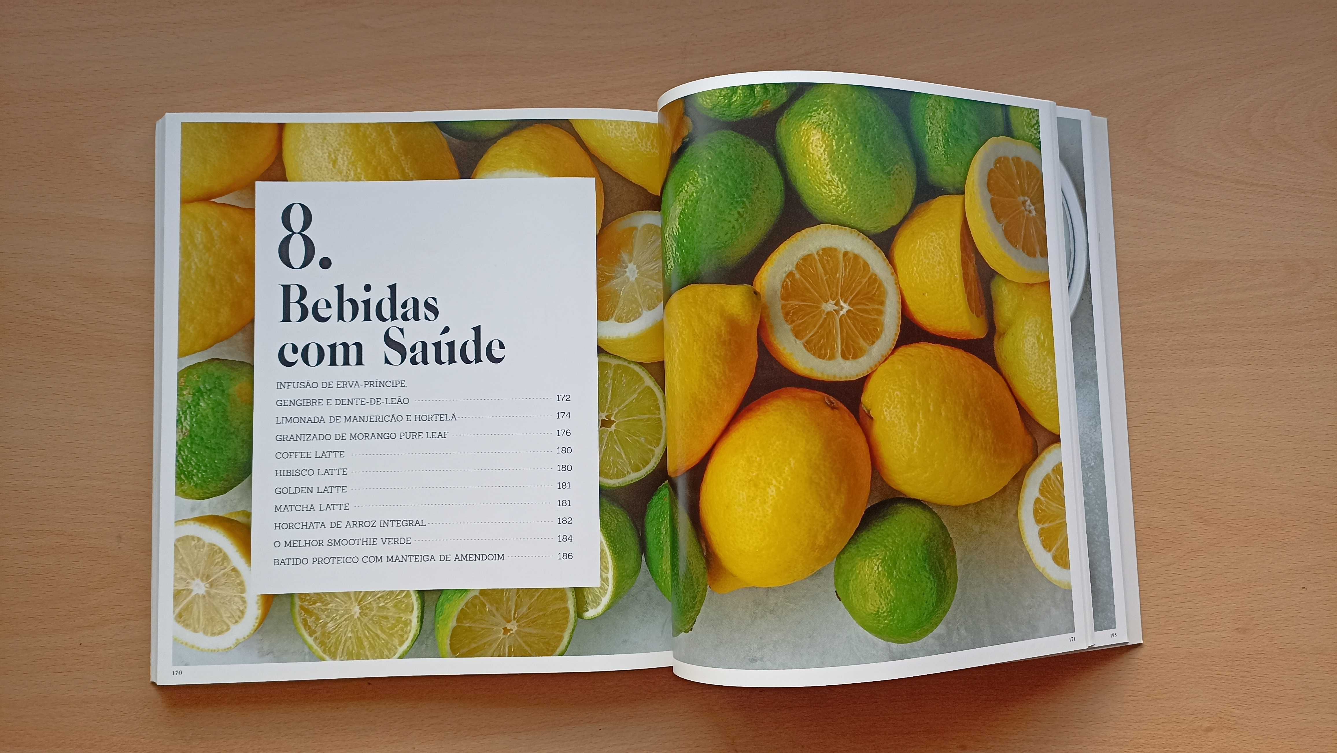 Livro de receitas "Let's Go Natural" dos restaurantes Go Natural