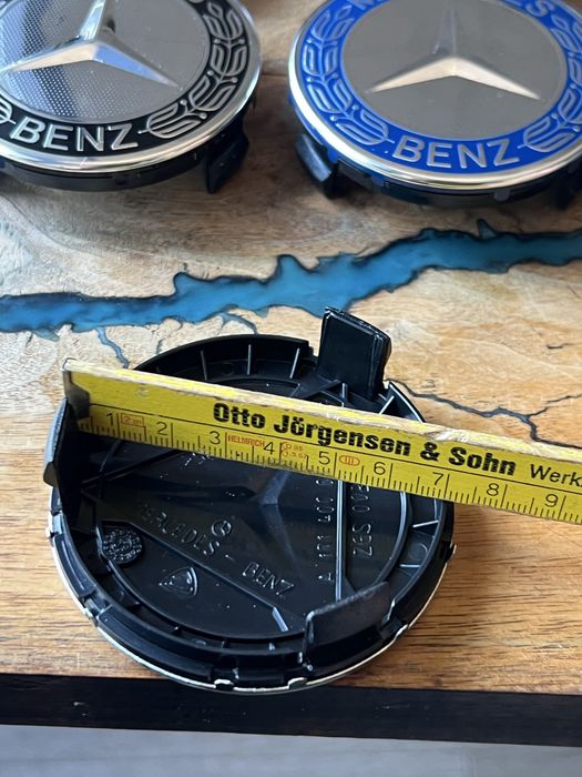 Ковпачки для дисків Mercedes-Benz 75мм.