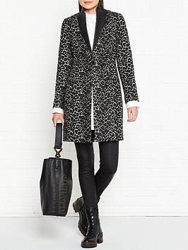 AllSaints Leni Leo Coat__Elegancki płaszcz przejściowy /dyplomatka__36