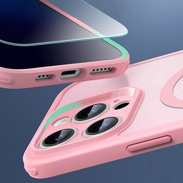 Esr Classic Pro Set Halolock Magsafe Iphone 16 Pro Max Frosted Pink