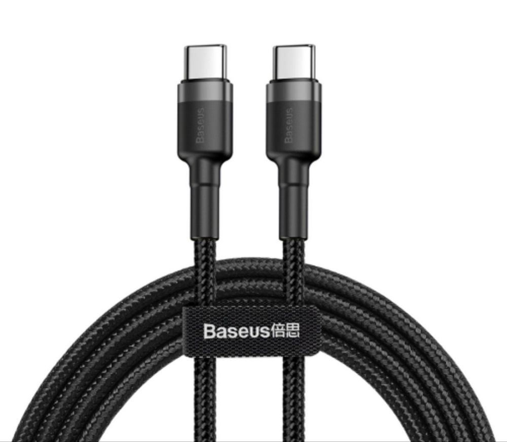 Baseus Кабель Type-C to Type-C 60W / 1 метр Швидка Зарядка USB-C