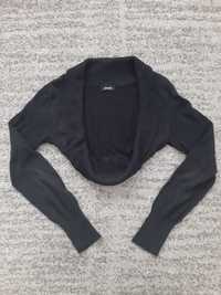 Pimkie bolerko sweter damski czarny rozmiar M długi rękaw do koszuli