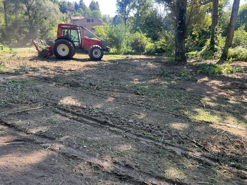 Karczowanie działek ,sadów , pielgancja mulczer lesny wycinka drzew