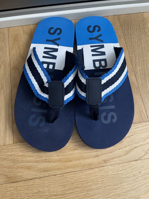 Klapki japonki stmbiosis 39 niebieski navy flip flop