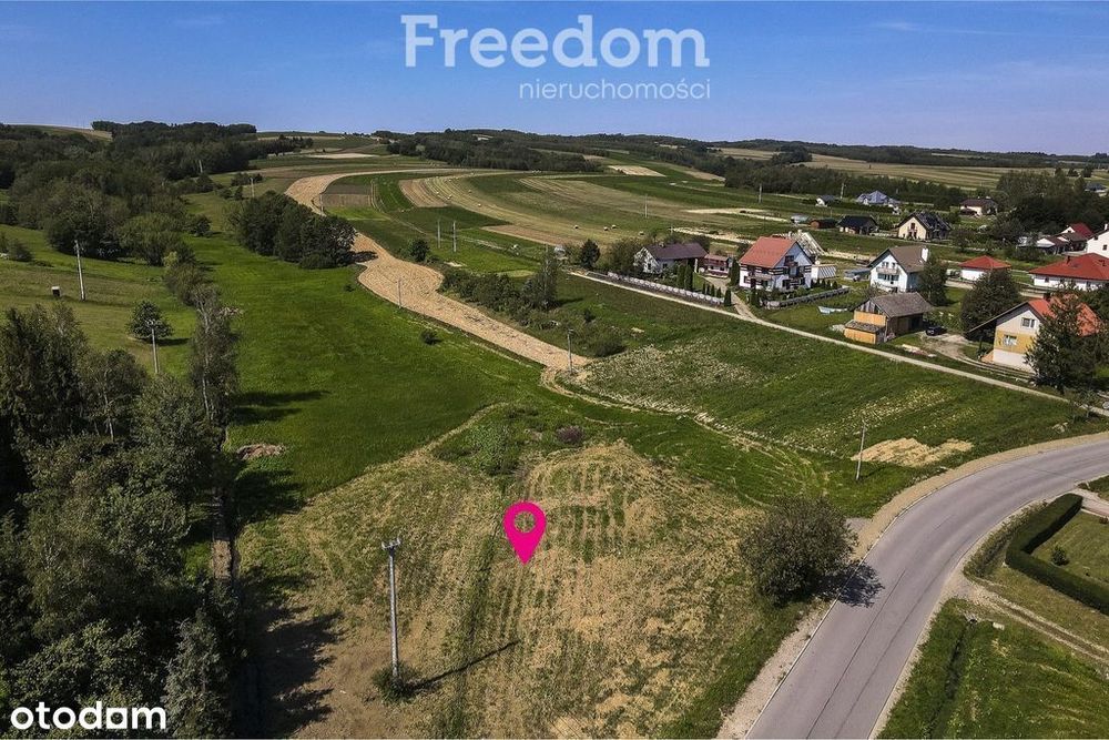 Działka 25,54 ar z mediami – Harta k. Dynowa