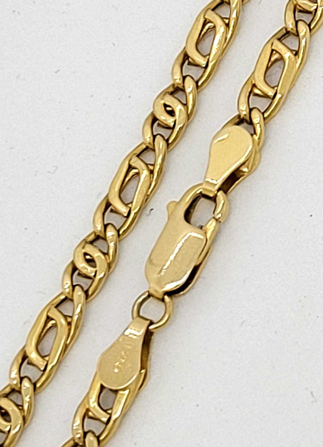 Złoty łańcuszek 750/18k waga 10,11g/dł.51 cm