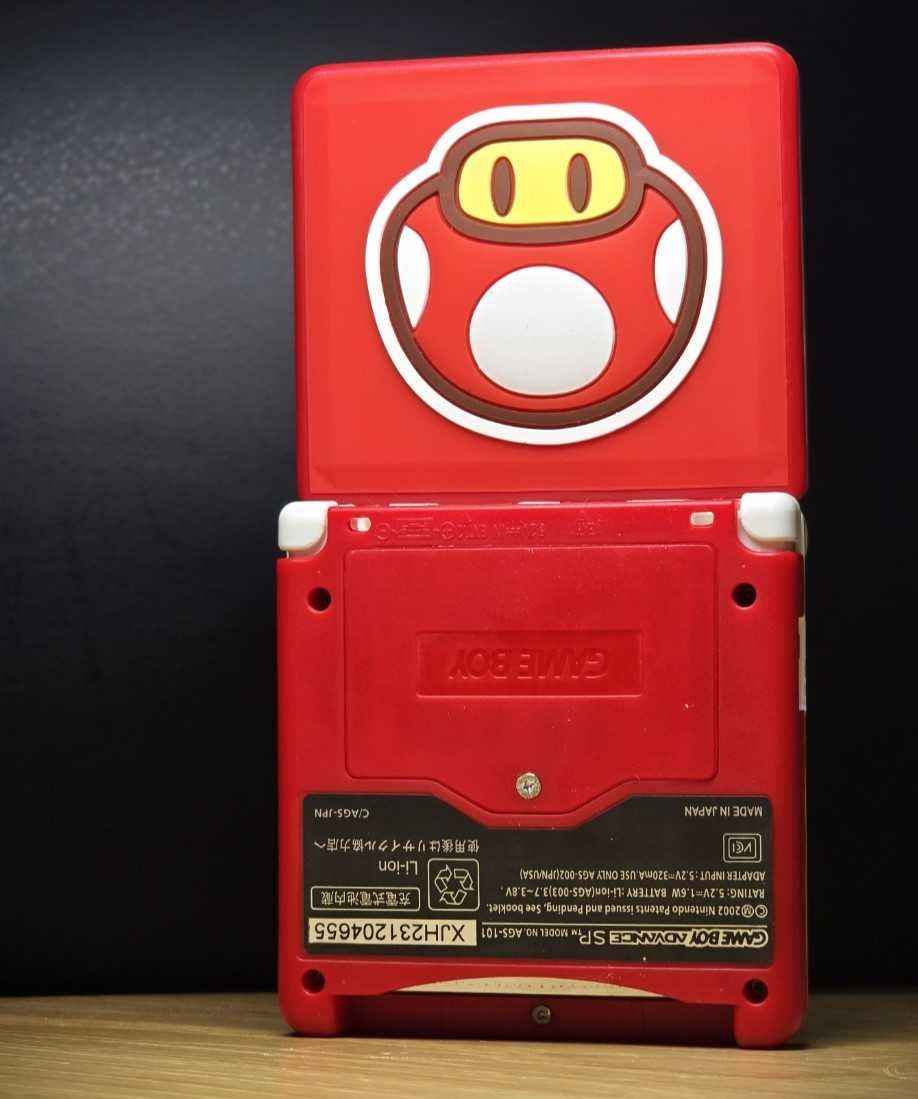 2006 Nintendo Game Boy Advance SP AGS 101 oryginalne podzespoły Mario