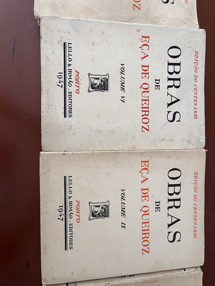 Obras antigas de Eça de Queiroz (Edição Centenário)