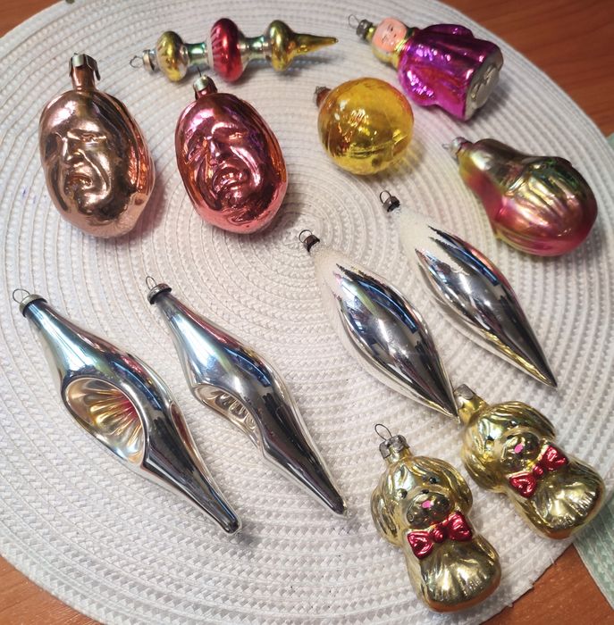 Ёлочные игрушки СССР, новогодние