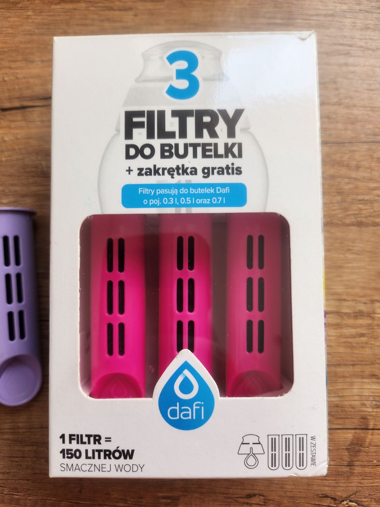 8 x nowe filtry Dafi do wody