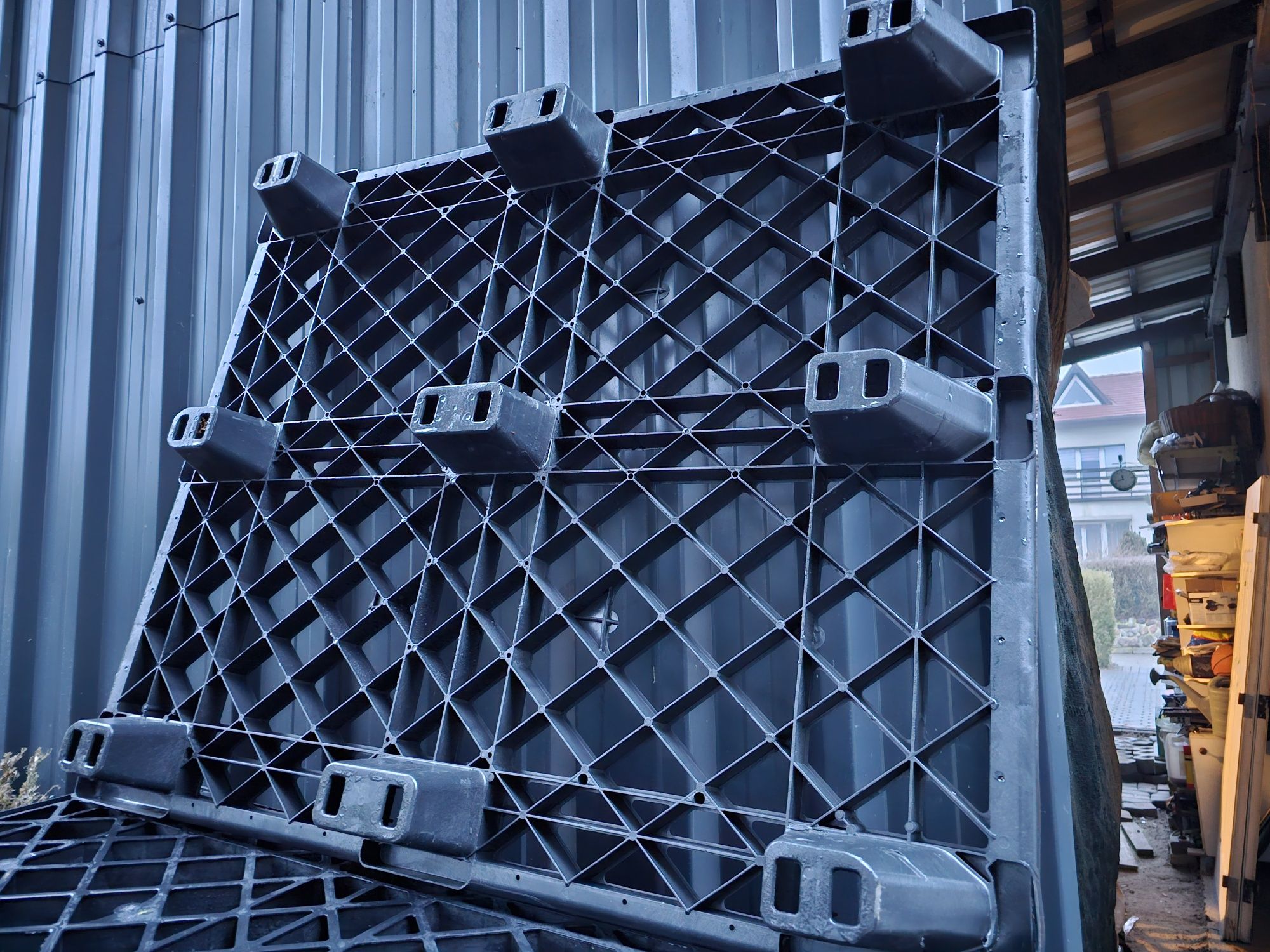 Paleta Plastikowa 120x100 Tworzywo Ażurowa Wysyłka Lotnicza 500kg Łado