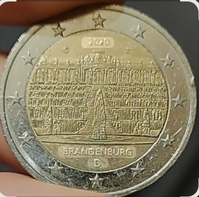 Moeda 2€, Alemanha 2020