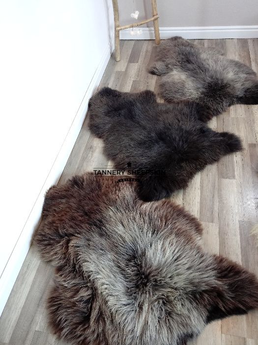 Skóra Owcza Naturalna Kolor Szary (SIWE) Skóry Owcze