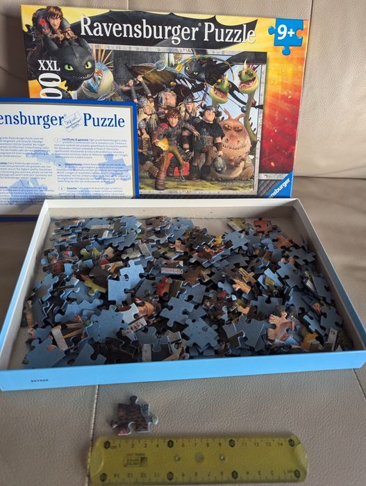 Puzzle 300 peças Como Treinar o Seu Dragão - COMO NOVO