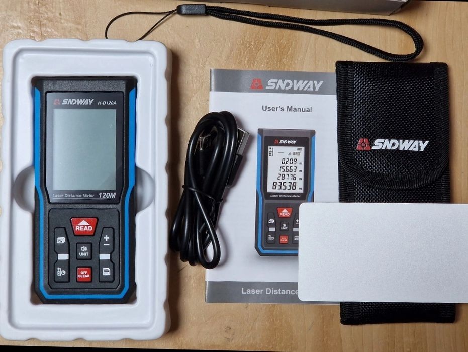 Лазерная рулетка 50м акумулятор