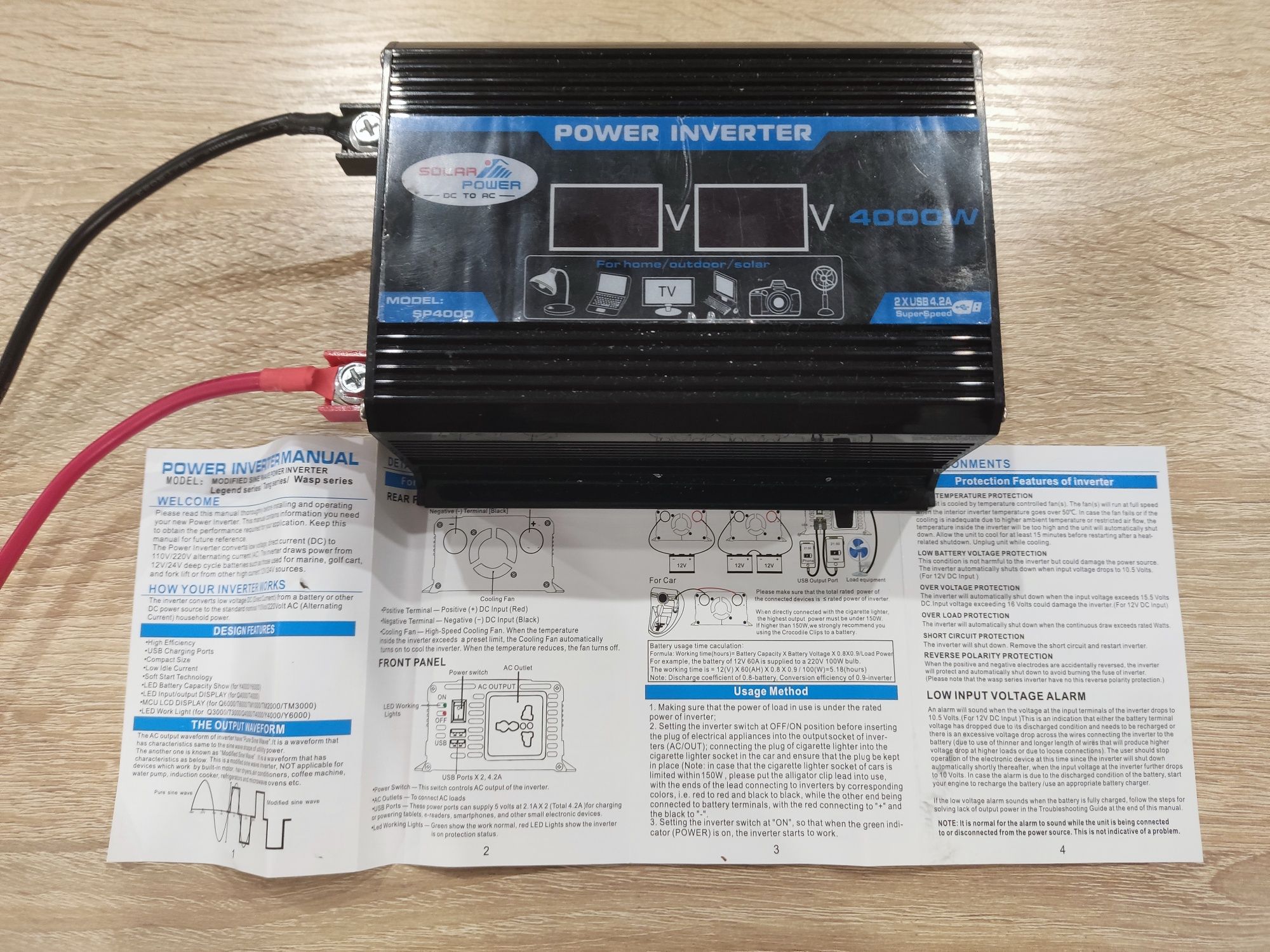 Inverter (инвертор) 220v 400 w