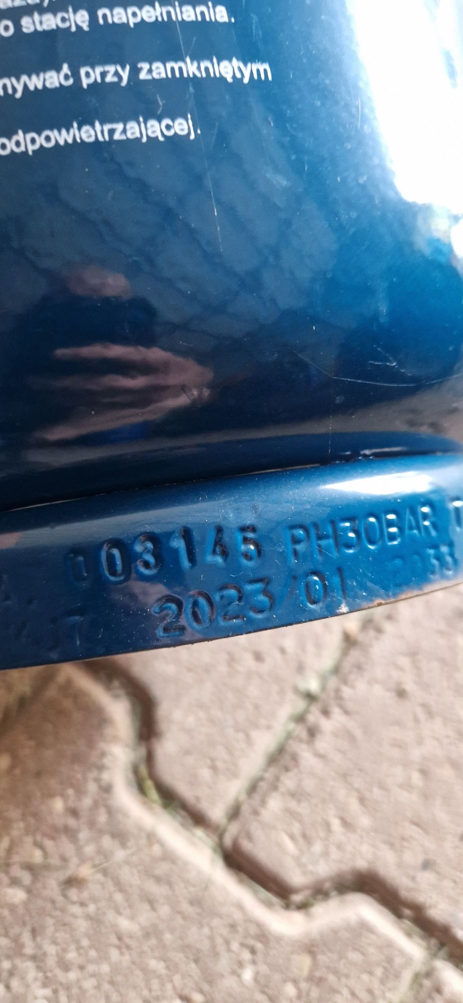 Butla turystyczna 2kg gazowa pusta