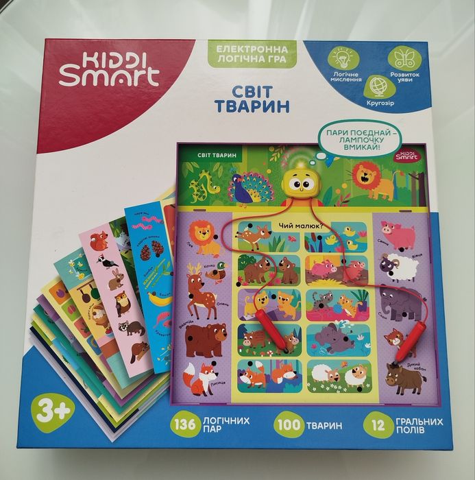 Електронна логічна гра Kiddi Smart від 2-х років (стан нової)