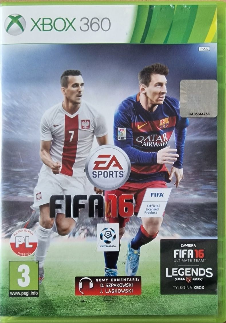 Fifa 2016 wersja PL na xbox 360