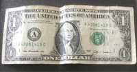 Один доллар с редкой серией