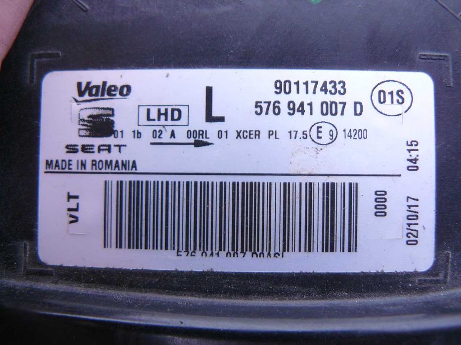 SEAT ATECA Lampa przednia lewa Full LED