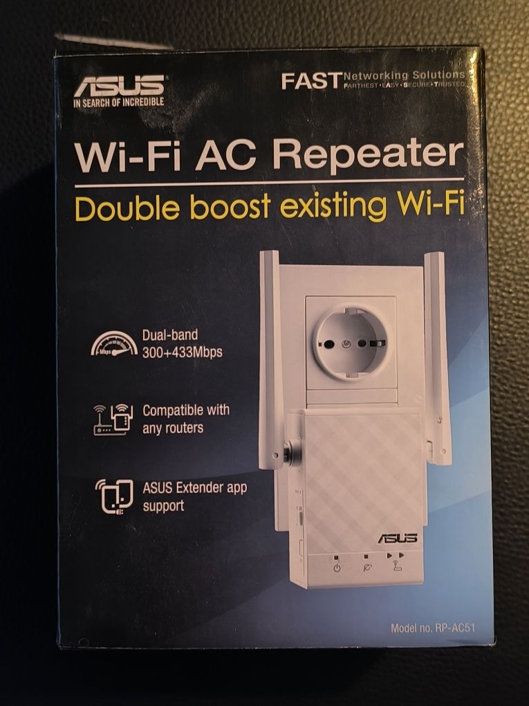Wzmacniacz sygnału WI-FI ASUS RP-AC51