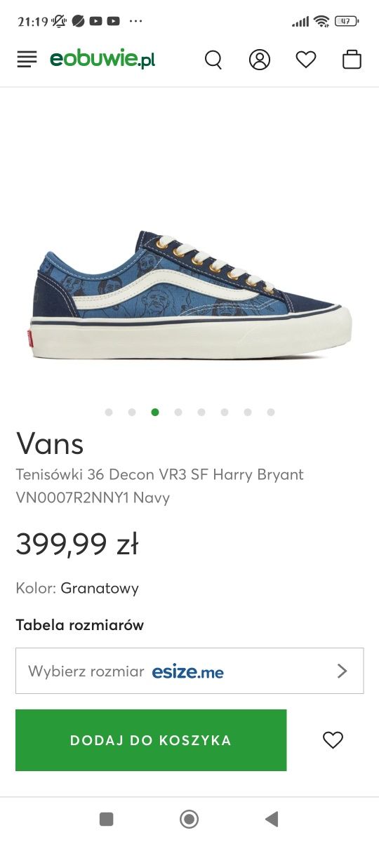 Buty Vans roz.43