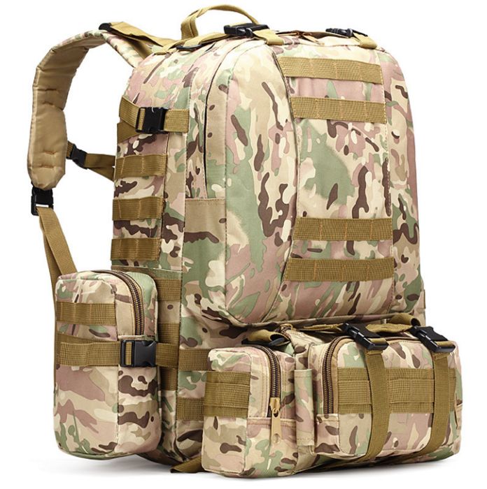 Тактический Штурмовой Военный Рюкзак с подсумками на 50-60литров
